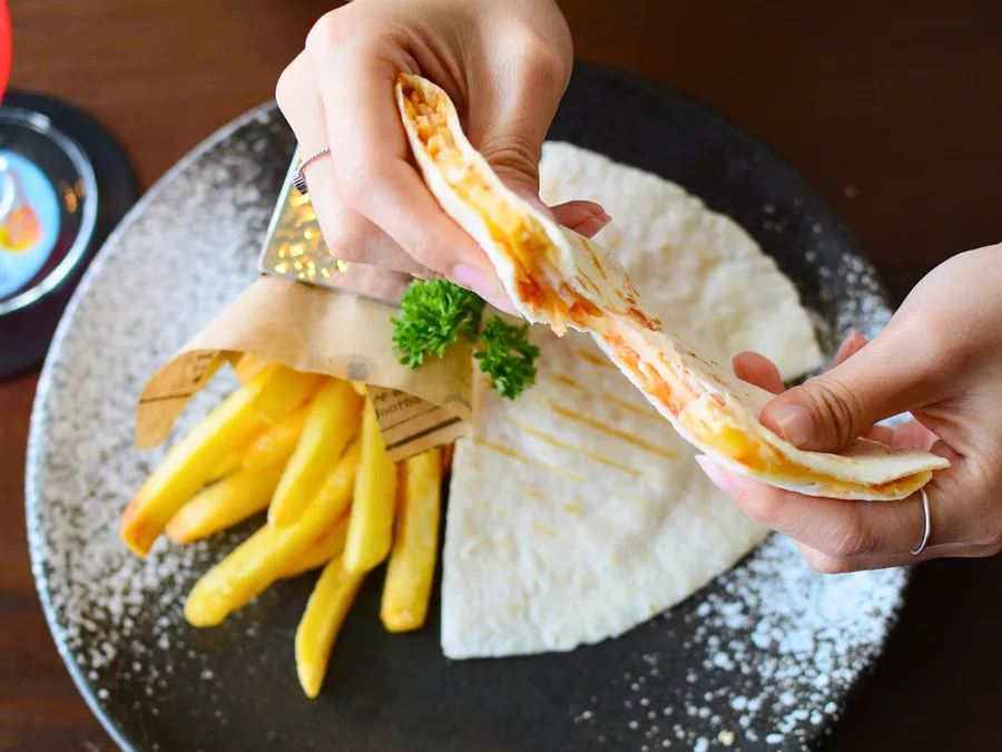 Grilled Ham & Cheese Tortillas