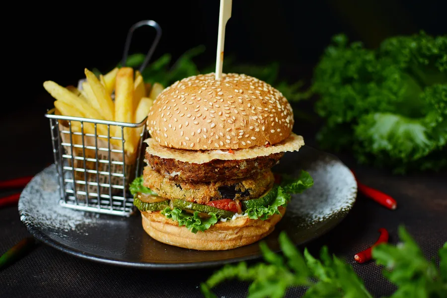 Kaprao Burger Chicken