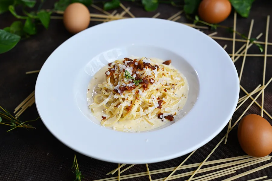 Spaghetti Carbonara Bacon