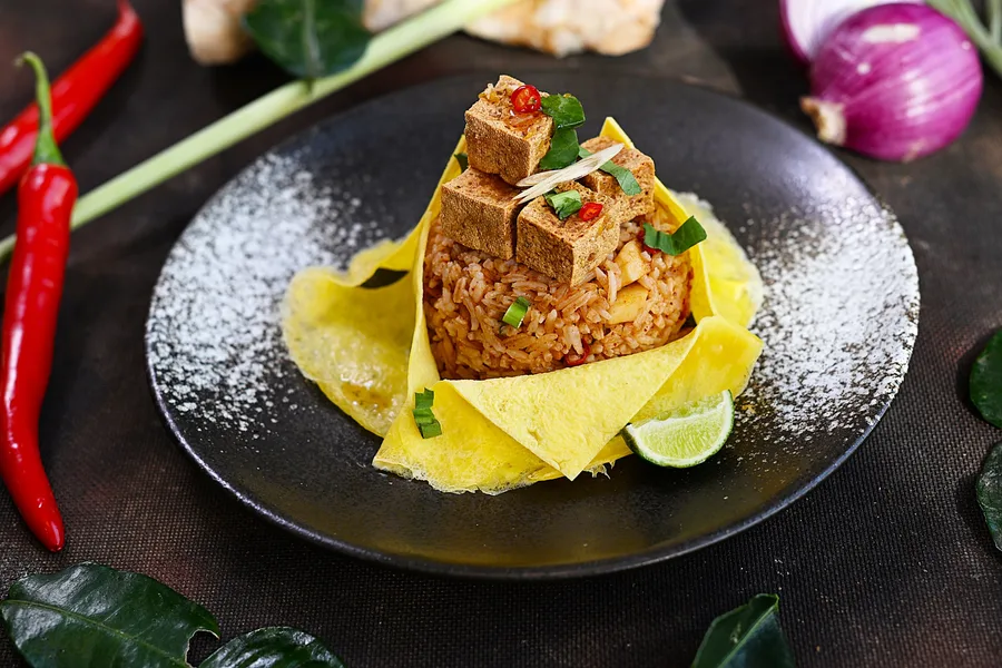 Tom Yum Fried Rice Tofu