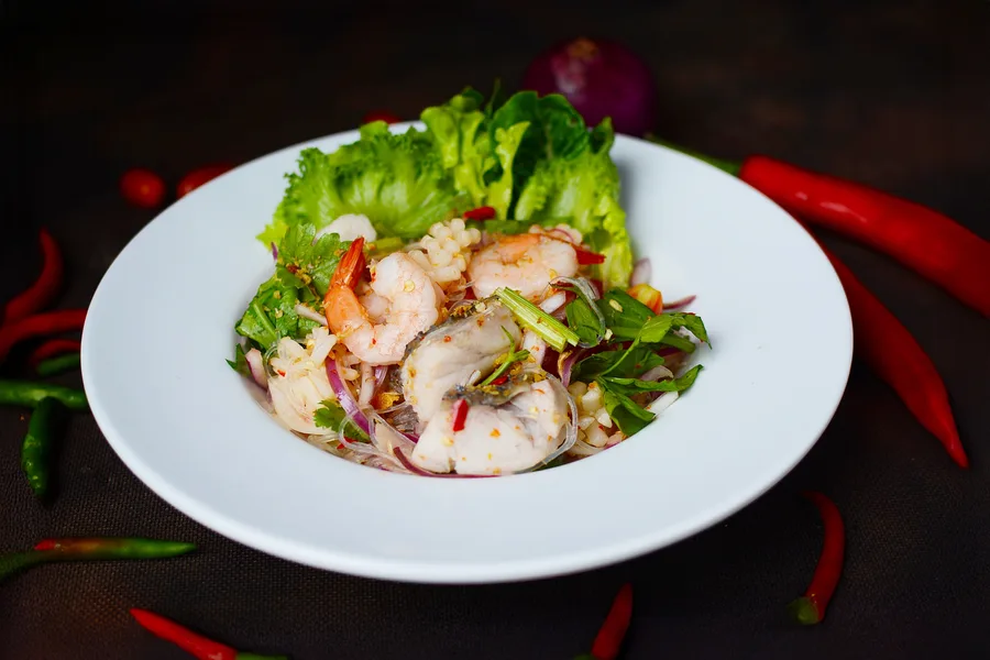 Seafood Spicy Glass Noodle Salad
